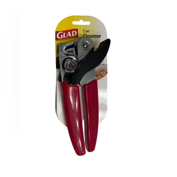 Glad Manual Can Opener with Bottle Opener for Camping, Dorm or Kitchen - NEW - Picture 1 of 1